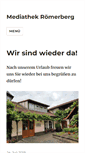 Mobile Screenshot of mediathek-roemerberg.de
